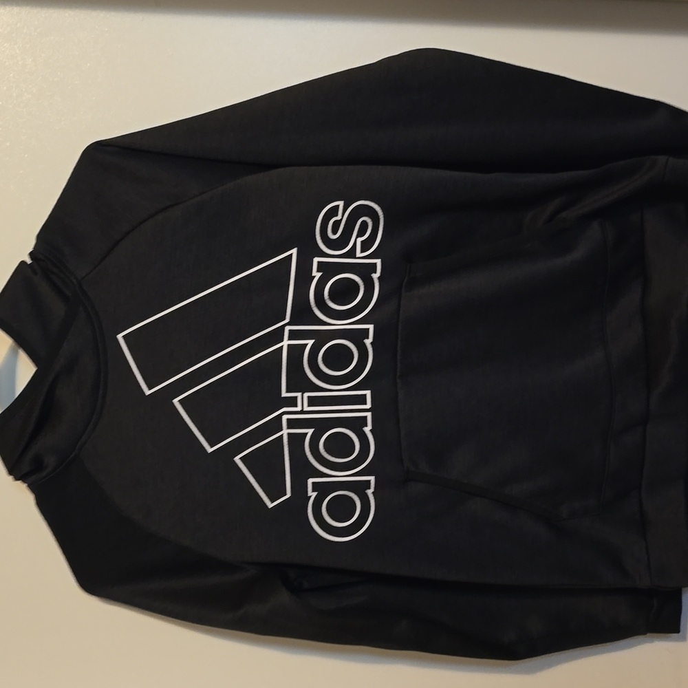 Adidas Black Pullover with Bold Logo